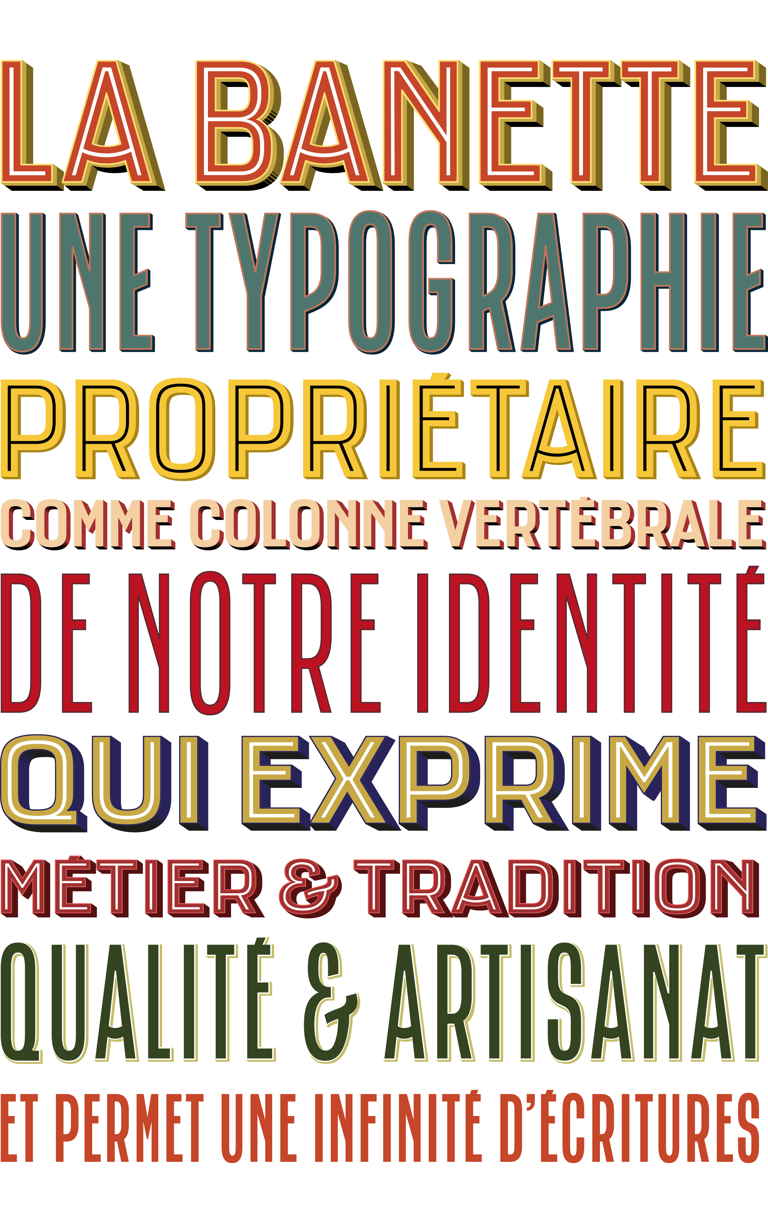 Jeu typographique Banette - 1